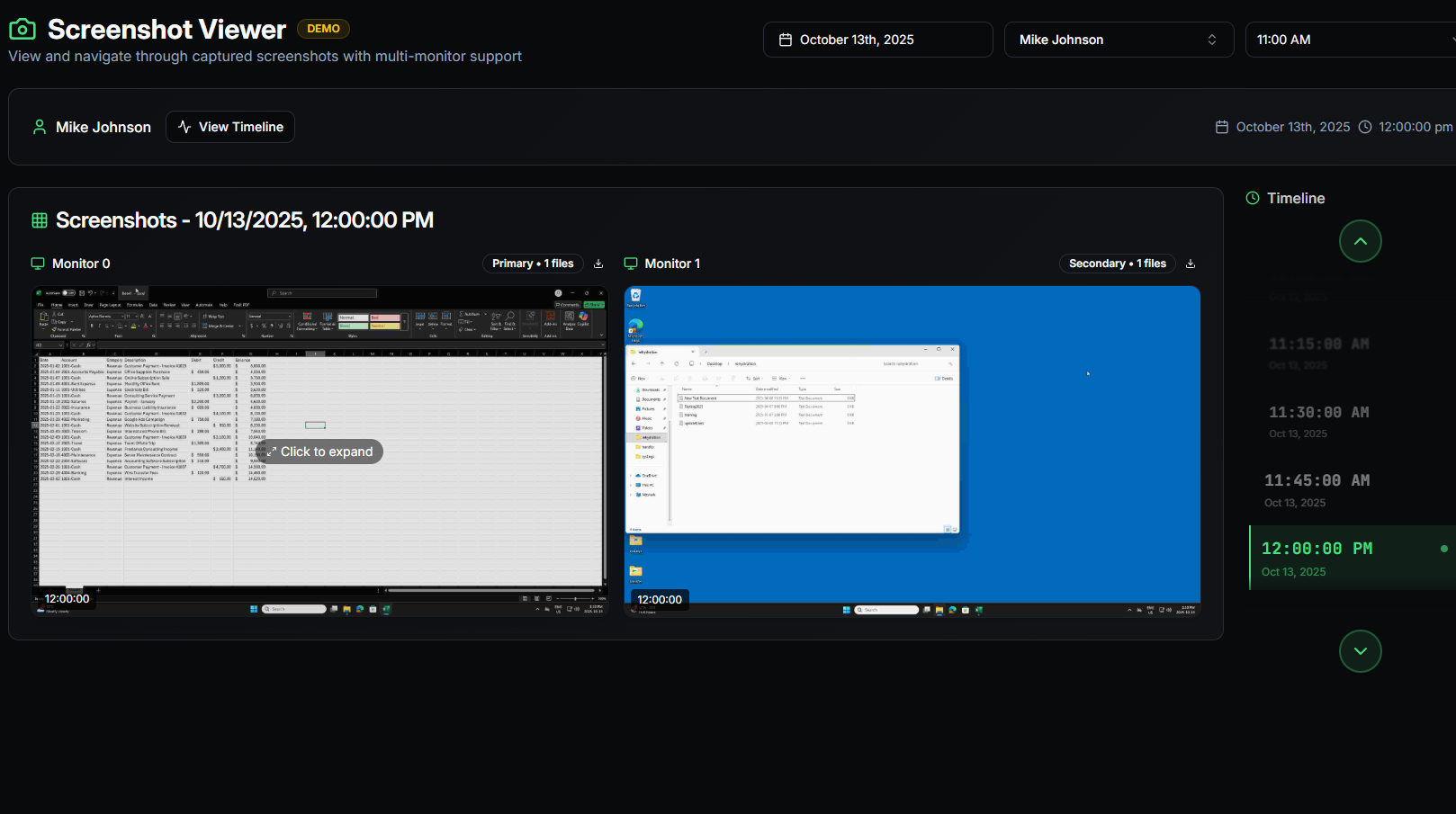 Screen Viewing & Recording